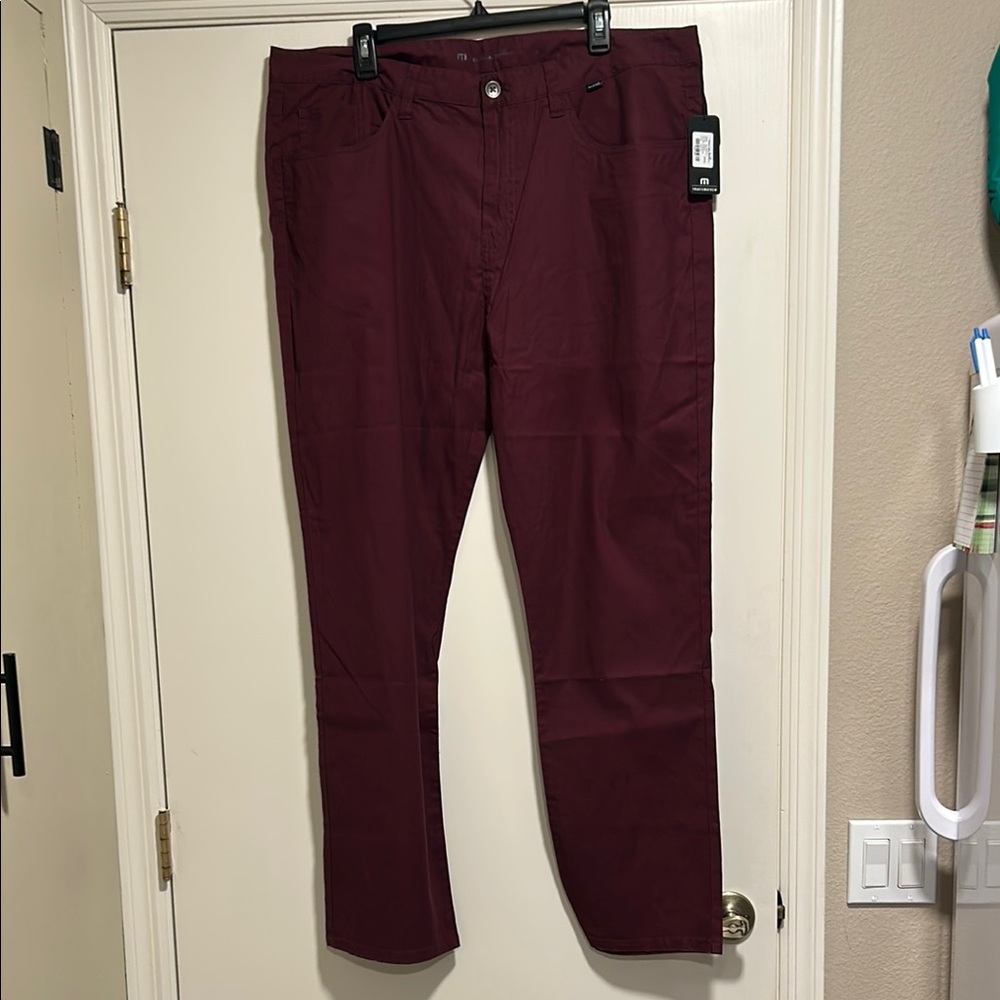 Dark Burgundy Pants